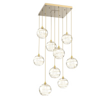 Hammerton CHB0047-09-GB-OA-C01-E2 - Terra Square 9pc Multi-Pendant