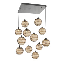 Hammerton CHB0047-12-MB-OB-C01-E2 - Terra Square 12pc Multi-Pendant
