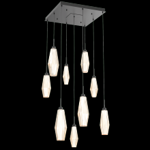 Hammerton CHB0049-09-MB-RA-C01-L1 - Aalto Square 9pc Multi-Pendant