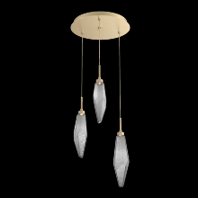 Hammerton CHB0050-03-GB-CS-C01-L1 - Rock Crystal Round 3pc Multi-Pendant