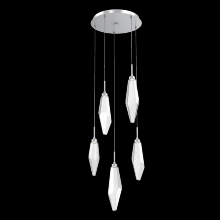 Hammerton CHB0050-05-CS-CC-C01-L3 - Rock Crystal Round 5pc Multi-Pendant