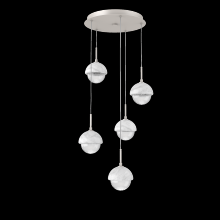 Hammerton CHB0093-05-BS-WC-C01-L1 - Cabochon Round Pendant Chandelier