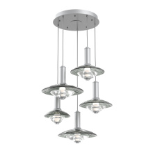 Hammerton CHB0098-05-CS-SG-C01-L3 - Cirrus Round 5pc Multi-Pendant