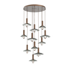 Hammerton CHB0098-11-BB-SG-C01-L3 - Cirrus Round 11pc Multi-Pendant