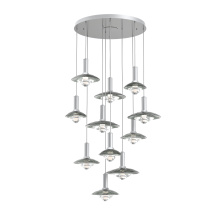 Hammerton CHB0098-11-CS-SG-C01-L3 - Cirrus Round 11pc Multi-Pendant