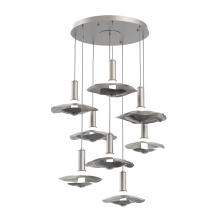 Hammerton CHB0099-08-BS-00-C01-L3-BI - Cumulus Round 8pc Multi-Pendant