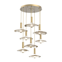 Hammerton CHB0099-08-GB-00-C01-L3-CG - Cumulus Round 8pc Multi-Pendant