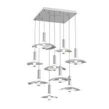 Hammerton CHB0099-09-CS-00-C01-L3-WI - Cumulus Square 9pc Multi-Pendant