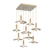 Hammerton CHB0099-09-GB-00-C01-L3-WI - Cumulus Square 9pc Multi-Pendant