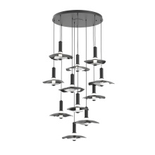 Hammerton CHB0099-11-MB-00-C01-L3-WI - Cumulus Round 11pc Multi-Pendant