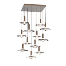 Hammerton CHB0099-12-BB-00-C01-L3-CG - Cumulus Square 12pc Multi-Pendant