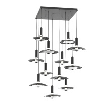 Hammerton CHB0099-12-MB-00-C01-L3-WI - Cumulus Square 12pc Multi-Pendant