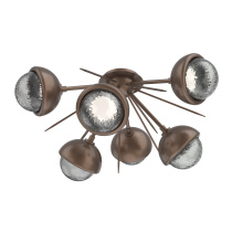Hammerton CLB0093-02-BB-S-L3-MS - Cabochon Semi Flush Mount Burnished Bronze