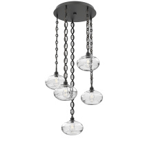Hammerton CNB0036-05-MB-OC-CH2-E2 - Coppa Round 5pc Multi-Pendant with Chain