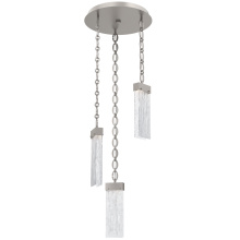 Hammerton CNB0042-03-BS-CG-CH2-L3 - Parallel Round 3pc Multi-Pendant with Chain