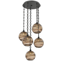 Hammerton CNB0047-05-MB-OB-CH1-E2 - Terra Round 5pc Multi-Pendant Chain