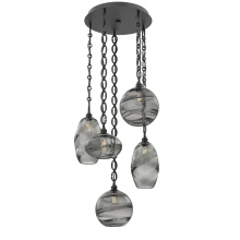 Hammerton CNB0048-05-MB-OS-CH2-E2 - Misto Round 5pc Multi-Pendant with Chain