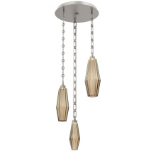 Hammerton CNB0049-03-BS-RB-CH3-L1 - Aalto Round 3pc Multi-Pendant with Chain