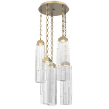 Hammerton CNB0056-05-GB-LC-CH1-L3 - Ledgestone Round 5pc Multi-Pendant with Chain