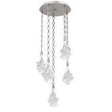 Hammerton CNB0059-05-BS-BC-CH1-L3 - Blossom Round 5pc Multi-Pendant with Chain