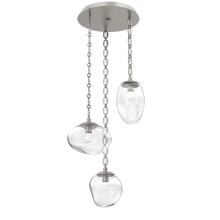 Hammerton CNB0069-03-BS-FC-CH2-L3 - Cosmos Round 3pc Multi-Pendant with Chain (LED)