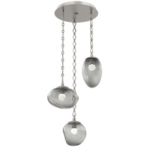 Hammerton CNB0069-03-BS-FS-CH1-L1 - Cosmos Round 3pc Multi-Pendant with Chain (LED)