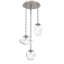 Hammerton CNB0069-03-BS-GC-CH2-L3 - Cosmos Round 3pc Multi-Pendant with Chain (LED)