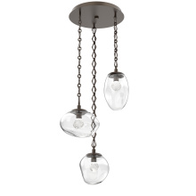 Hammerton CNB0069-03-FB-ZC-CH1-L1 - Cosmos Round 3pc Multi-Pendant with Chain (LED)