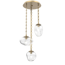 Hammerton CNB0069-03-GB-GC-CH2-L1 - Cosmos Round 3pc Multi-Pendant with Chain (LED)
