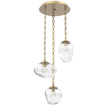 Hammerton CNB0069-03-GB-ZC-CH1-L1 - Cosmos Round 3pc Multi-Pendant with Chain (LED)