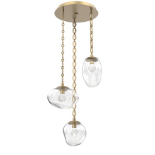 Hammerton CNB0069-03-GB-ZC-CH2-L3 - Cosmos Round 3pc Multi-Pendant with Chain (LED)