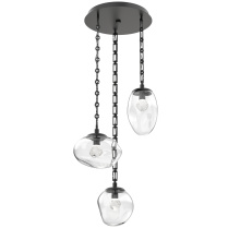 Hammerton CNB0069-03-MB-ZC-CH3-L1 - Cosmos Round 3pc Multi-Pendant with Chain (LED)