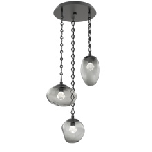 Hammerton CNB0069-03-MB-ZS-CH1-L3 - Cosmos Round 3pc Multi-Pendant with Chain (LED)