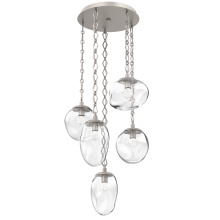 Hammerton CNB0069-05-BS-FC-CH1-L1 - Cosmos Round 5pc Multi-Pendant with Chain (LED)