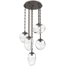Hammerton CNB0069-05-FB-FC-CH2-L3 - Cosmos Round 5pc Multi-Pendant with Chain (LED)