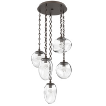 Hammerton CNB0069-05-FB-ZC-CH1-L1 - Cosmos Round 5pc Multi-Pendant with Chain (LED)