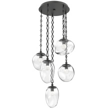 Hammerton CNB0069-05-MB-FC-CH1-L3 - Cosmos Round 5pc Multi-Pendant with Chain (LED)