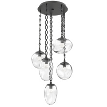 Hammerton CNB0069-05-MB-FC-CH2-L1 - Cosmos Round 5pc Multi-Pendant with Chain (LED)