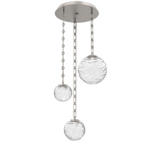 Hammerton CNB0092-03-BS-C-CH3-L1 - Gaia Round 3pc Multi-Pendant with Chain