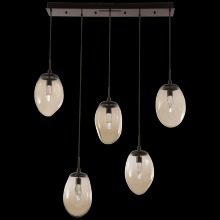 Hammerton PLB0067-05-FB-GB-C01-L3 - Meteo Linear 5pc Multi-Pendant (LED)