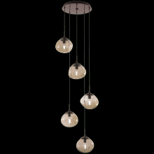 Hammerton CHB0064-08-MB-A-C01-E2 - Nova Round 8pc Multi-Pendant (Bulb)