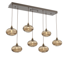 Hammerton PLB0036-07-FB-OB-C01-E2 - Coppa Linear 7pc Multi-Pendant