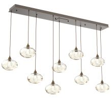 Hammerton PLB0036-09-FB-OA-C01-E2 - Coppa Linear 9pc Multi-Pendant