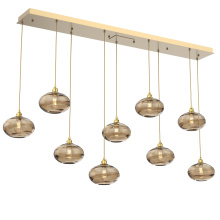 Hammerton PLB0036-09-GB-OB-C01-E2 - Coppa Linear 9pc Multi-Pendant
