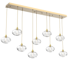 Hammerton PLB0036-09-GB-OC-C01-E2 - Coppa Linear 9pc Multi-Pendant