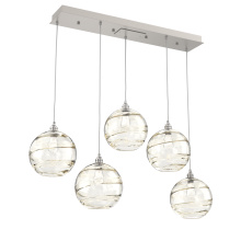 Hammerton PLB0047-05-BS-OA-C01-E2 - Terra Linear 5pc Multi-Pendant