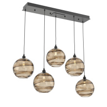 Hammerton PLB0047-05-MB-OB-C01-E2 - Terra Linear 5pc Multi-Pendant
