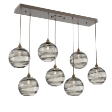 Hammerton PLB0047-07-FB-OS-C01-E2 - Terra Linear 7pc Multi-Pendant