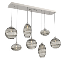 Hammerton PLB0048-07-BS-OS-C01-E2 - Misto Linear 7pc Multi-Pendant
