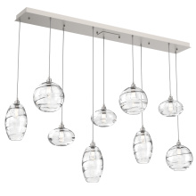 Hammerton PLB0048-09-BS-OC-C01-E2 - Misto Linear 9pc Multi-Pendant